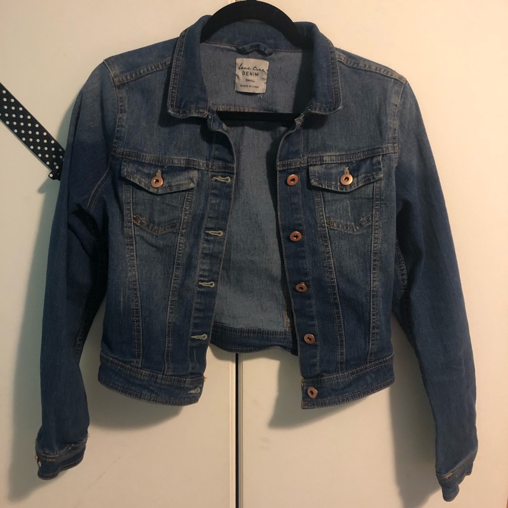 Love Tree Medium Blue Jean Jacket Size Small